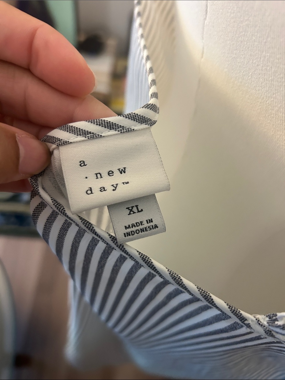Target White and Black Striped Maxi Slip Dress - Picture 4 of 4
